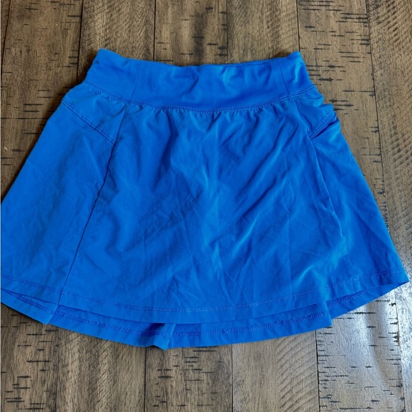All in Motion Blue Skater Mini Skirt - Picture 2 of 7